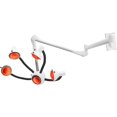 thumbnail image 1 of Wall Mounted Hair Dryer with Infrared Heat Bulbs, 5 Heads Multifunctional Salon Hair Color Processor Accelerator Heater Lamp, 750W Professional Infrared Hair Treatment Perm Machine, 1 of 1
