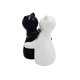 thumbnail image 4 of Botellas de Sal y Pimienta Cerámica Blanca y Negra, Trajes de Pareja de Gatos, Perfecto para Regalos, 4 of 4