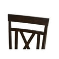 thumbnail image 4 of Baxton Studio Rosie Modern and Contemporary Dark Brown Faux Leather Upholstered Dining Chair (Set of 2), 4 of 7