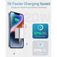thumbnail image 2 of Charger CXX USB-C de carga rápida para iPhone de 20 W con cable de 6 pies, 2 of 7