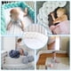 thumbnail image 2 of Almohada de cama trenzada de cuatro hebras con bolas de nudo largo tejidas, tira anticolisión para niños, 2 of 5