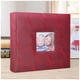 thumbnail image 4 of Cubierta de tela para álbum de fotos de 6 pulgadas Bewildely organización de fotos Vino rojo, 4 of 6