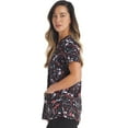 thumbnail image 7 of Dickies EDS Scrubs Top For Women V-Neck Print DK876, 7 of 7