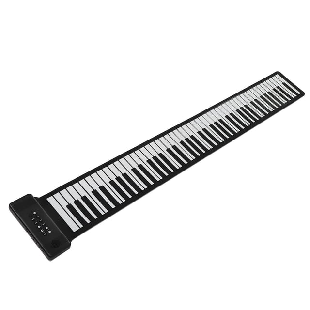 Teclado Enrollable Plegable, Función De Acorde De Silicona, Altavoz, Teclado De Piano Enrollable, Grabación De 88 Teclas Para Niños