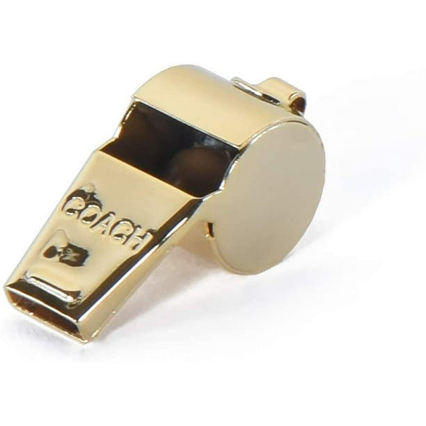 American Whistle Corporation Gold Coach Whistle 126 db Loud, Sharp