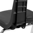 thumbnail image 6 of Pemberly Row Contemporary 16In. Student Stack Chair In Black, 6 of 12