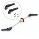 thumbnail image 1 of Piezas de Recambios de Accesorios Del Eje Delantera Del Accionamiento Del Coche Del Coche de 2pcs para WPL para para Las Piezas de Reemplazo de a Negro Yotijar Eje de transmisión delantero RC, 1 of 9