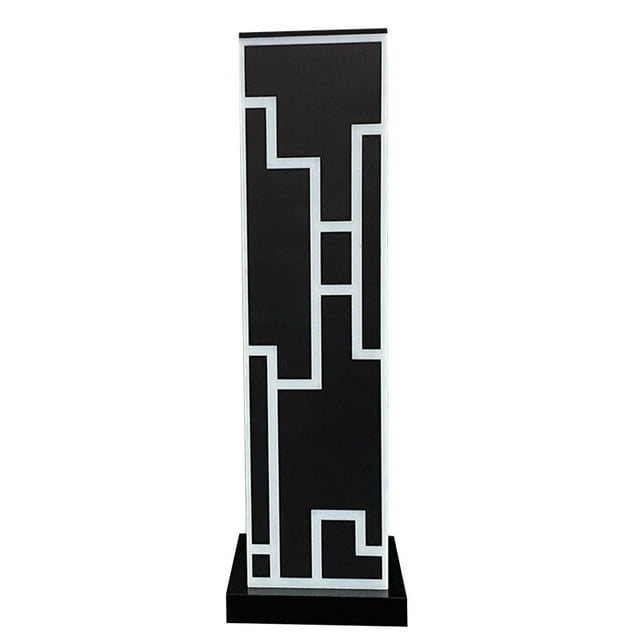 COM1950s Christmas Table Decorations, Small Table Lamp, Technology Sense 16 Color-Changing Architectural Decoration Table Lamp Desktop Rectangular Night Bar Clear Bar Desktop L-Shaped A-Tm