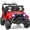 Red, variant on YunTopKids 24 Volt Ride on Toys, 2 Seater Power-Wheels, Electric Car for Kids with 800W Powerful Motors, 3 Speeds, LED Lights, Bluetooth Music, Black