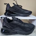 thumbnail image 1 of Nike Air Max 270 Triple Black Mens Size 10 New AH8050-005, 1 of 6