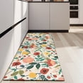 thumbnail image 4 of Pioneer Flower Floral Print Pattern Kitchen Rug Mat,Kitchen Runner Rugs Non Skid Washable,Decorative Kitchen Floor Mats for Kitchen,Sink,Laundry,17"X47", 4 of 5