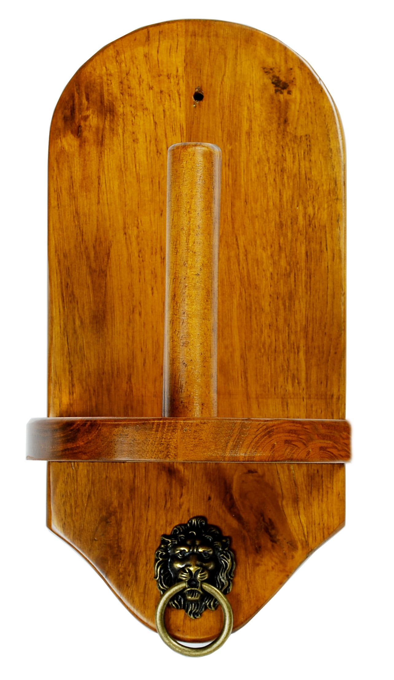 Wall Mount Pool Table Cone Chalk Holder Oak Finish Without Chalk