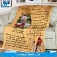 thumbnail image 2 of I Watch You Everyday Custom Photo Blanket Memorial, 2 of 3