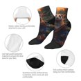thumbnail image 5 of Rocae Garden Meditating Weasel for Premium Adult Socks,Comfortable, Breathable, and Durable Socks, Perfect for Everyday Wear, 5 of 7