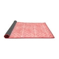 thumbnail image 2 of Ahgly Company Indoor Square Abstract Red Contemporary Area Rugs, 3' Square, 2 of 4