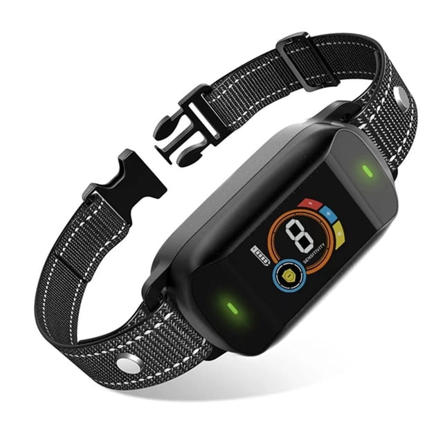 Dog Training Device Bark Collar for Dogs Colour Screen Intelligent Dog Trainer Waterproof IP67 Rechargeable