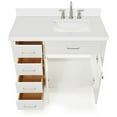 thumbnail image 6 of Ariel H043srwqrvo Bristol 43" Free Standing Single Rectangular Basin Vanity Set - White, 6 of 7