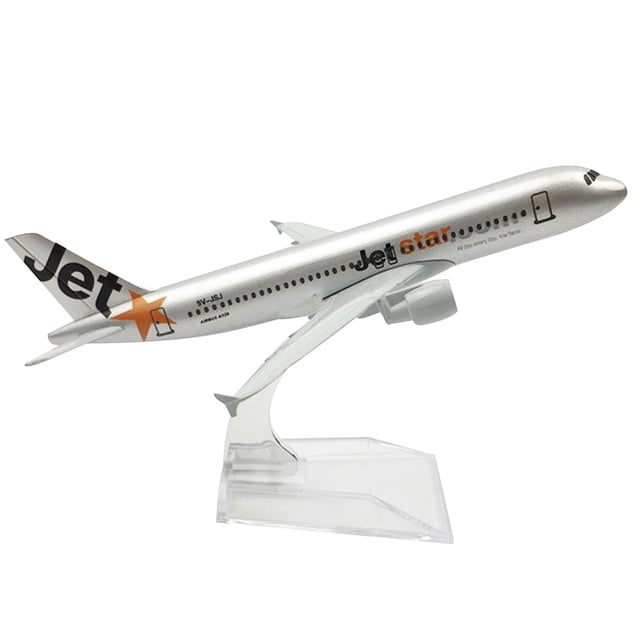 1:400 A320 Jet Star Airlines Metal Airplane Model Simulation Aircraft Model Aviation Model Aircraft Kits for Collection and Gift
