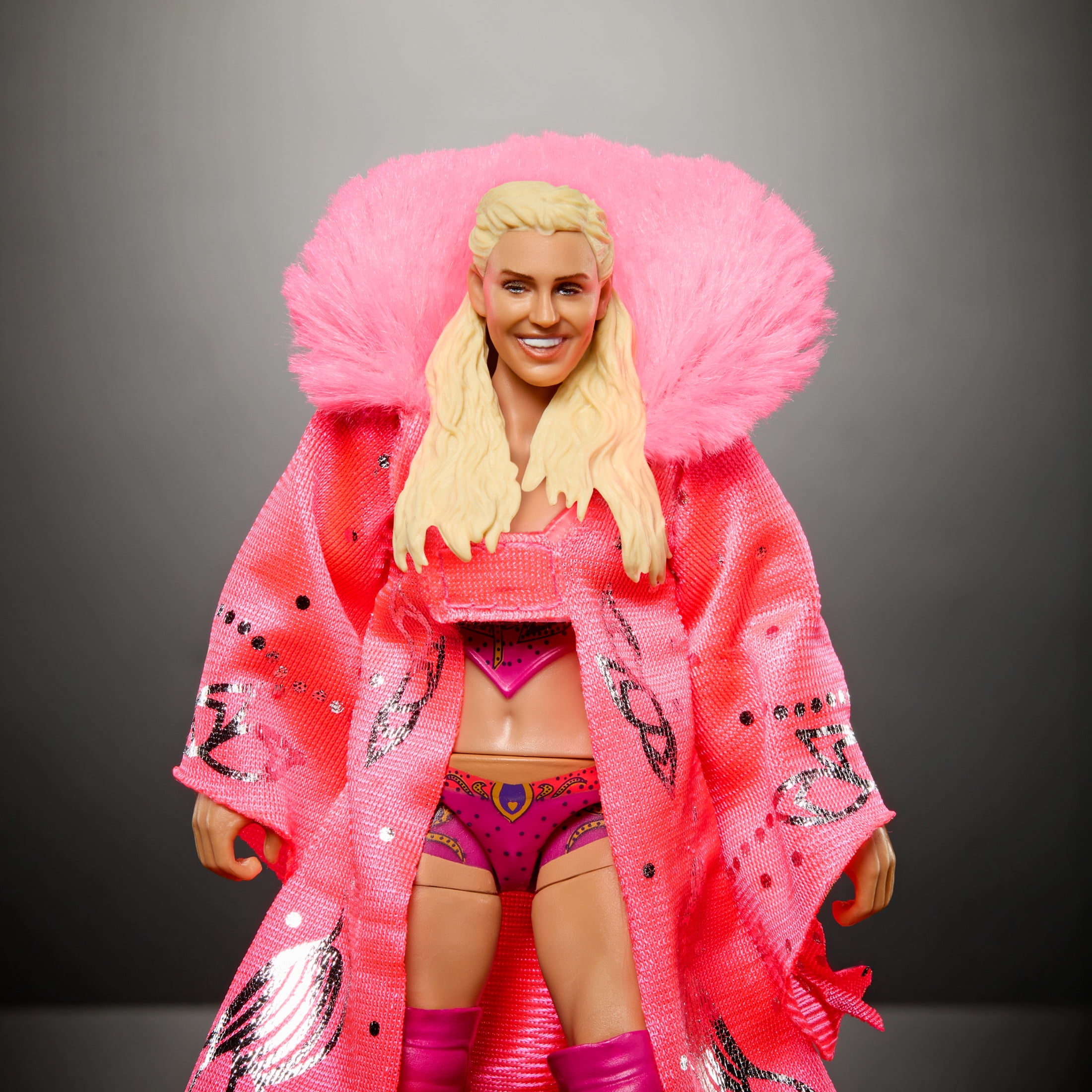 WWE Ultimate Edition Charlotte Flair Action Figure & Accessories Set, 6-inch Collectible, 30 Articulation Points