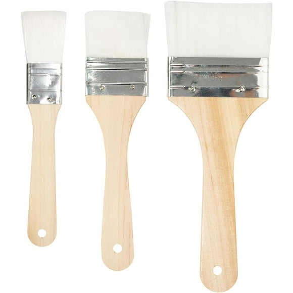 EcoNesxp Suitable for primer wall white small paint wood piece set broken paint brush varnish
