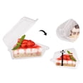 thumbnail image 4 of 100Pcs Triangle Cheesecake Boxes Cake Box Pie Holders for Bakery Party Wedding, 4 of 8