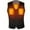 Black, variant on Kyusrd Summer Outdoor Patio Deals!Men and women sleeveless pocket vest with wool hooded winter loose vest