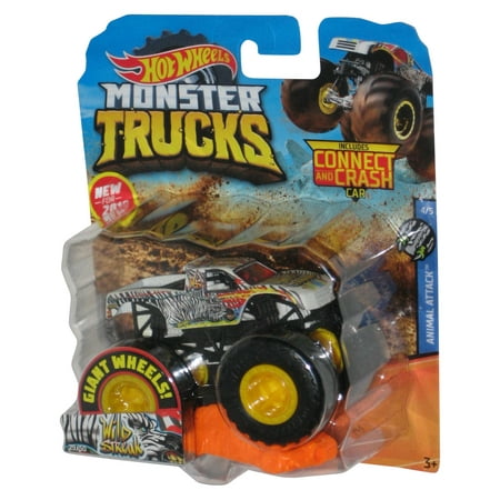 Hot Wheels Monster Jam (2019) Animal Attack 4/5 Wild Streak 1:64 Toy Truck 29/50