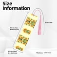 thumbnail image 3 of Kdxio Sunflowers On A Yellow Background Print Metal Tassel Bookmarks,Perfect Gift for Art Lovers and Bookworms Metal Bookmarks for Women, 3 of 8