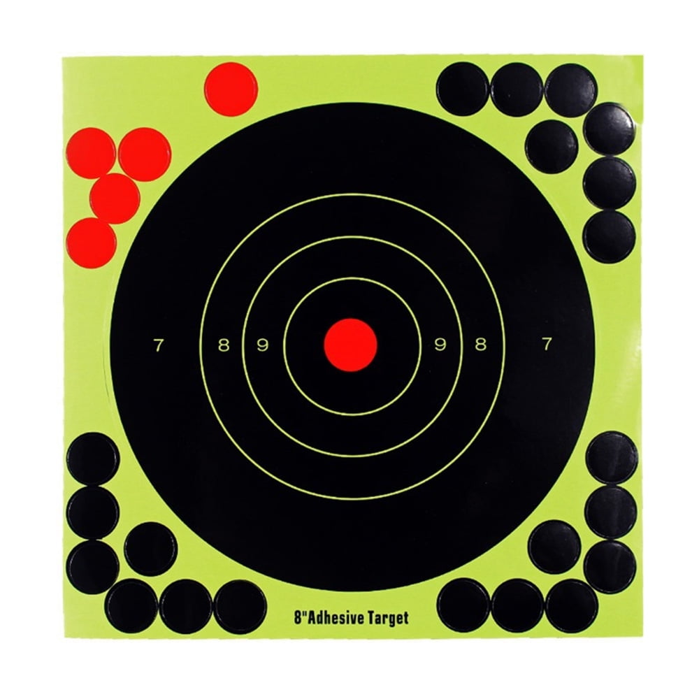 ODOMY 25pcs 8 Inches Shooting Training Target Paper