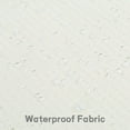 thumbnail image 4 of Haperlare Kitchen Curtain 30"W x 24"L Waffle Woven Textured Light Filtering Tier Curtains for Bathroom Cafe, Ivory, 2 Panels, 4 of 8