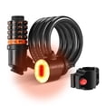 thumbnail image 2 of Lock,Lock Bike Safety Antitheft Locks Bike Antitheft Locks 5 Road Bike Cable Lock Portable Lock Combination Road 5 Combination Steel Cable With Bike Steel, 2 of 7