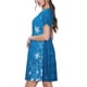 thumbnail image 2 of Balery Blue Christmas Vestidos sueltos de manga corta para mujer, vestidos de verano 2025, vestidos casuales de corte A con vuelo., 2 of 6
