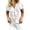 White, variant on JIAYUE Women's T Shirt Lightweight V Neck Ruffle Short Sleeve Button Down Tees Solid Color Casual Flutter Sleeve Tunic Shirts For Office Daily Wear And Outdoor Tops