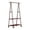 Brown, variant on Btomtd Floor-Standing Clothes Rack with Attached Shelves for Bedroom and Living Room, Garment and Accessory Storage Stand Shelving Unit, 21.6"D x 16.5"W x 63"H (Pink)