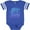 Football Blue and White, variant on Inktastic Winter Let It Snow Lettering in Blue with Snowflakes Boys or Girls Baby Bodysuit