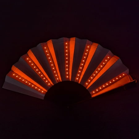 

Stylish Led Fan Low Consumption Eye-catching Increase(Red)