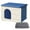 Blue, variant on Pempet Plastic Cat House Waterproof Cat Shelter for Outdoor Indoor