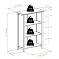 thumbnail image 3 of Winsome 94328 Milan Wide Storage Shelf, 3 of 9