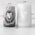 thumbnail image 3 of zhangmingg Wolf Silicone Candle for DIY Crafting Rectangular Wax Animal Design Candle Making Kit, 3 of 3