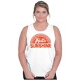 thumbnail image 4 of Hello Sunshine Positive Vibes Beachy Tank Top Tee Shirt Women Brisco Brands S, 4 of 6
