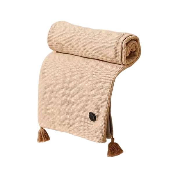 Wosthever Mantón calentado inalámbrico con temperatura ajustable para una comodidad cálida Calentador portátil con batería Suministros térmicos albaricoque