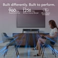 thumbnail image 4 of Vornado Airbar 4 35" Tower Fan and Horizontal Air Circulator with Remote Control, 3 Speed Settings, Black, 4 of 6