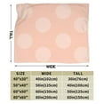 thumbnail image 4 of ZNDUO Lightweight Microfiber Bed Blanket, Simple Pink Small Fresh Pattern Super Soft Flannel Cozy Throw Blankets, 40"x30", 4 of 8
