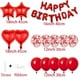 thumbnail image 3 of Set de globos de aluminio WEIKA de 27 unidades, color rojo, para decoración de cumpleaños, 3 of 6