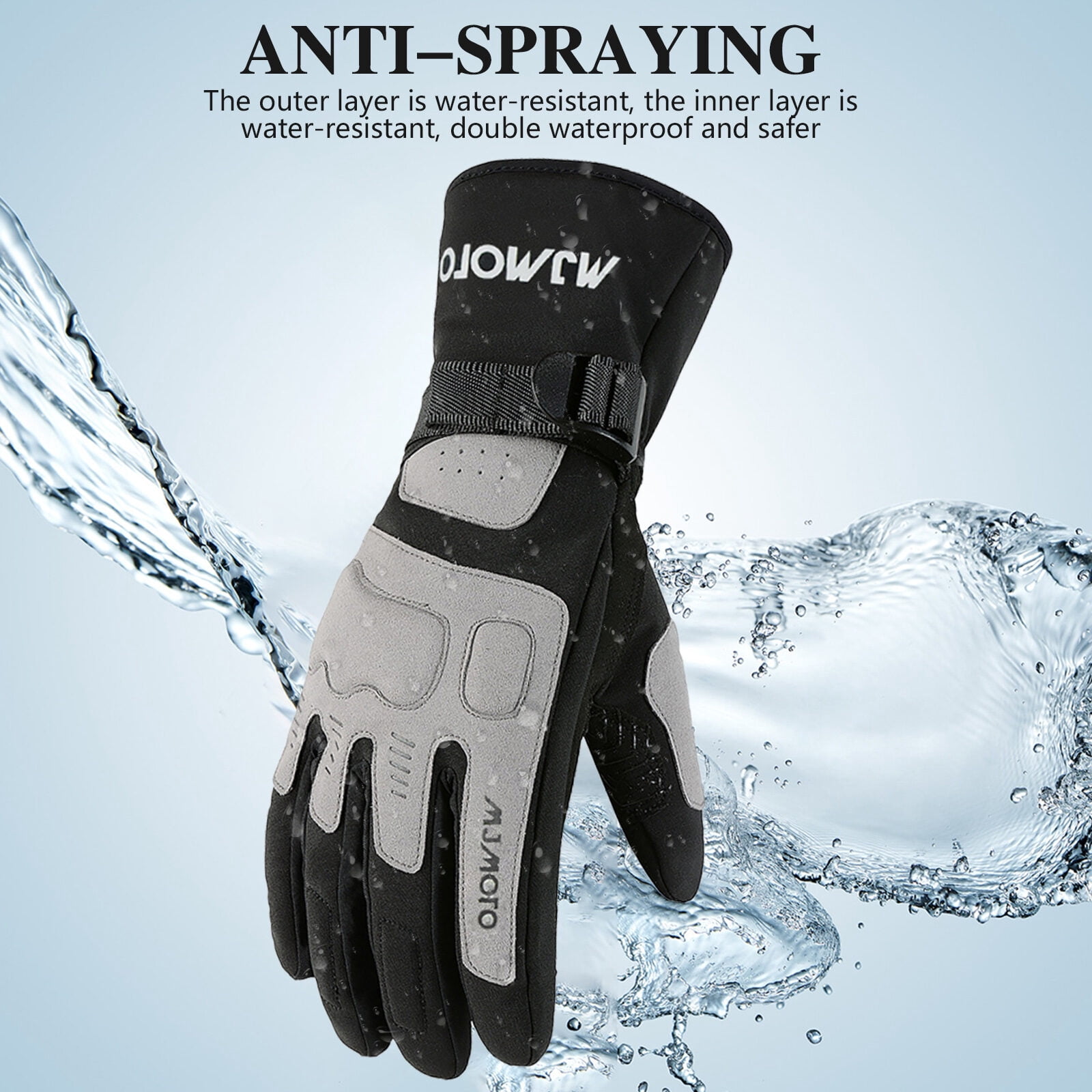 Autumn Winter Motorcycle Gloves For Men Women Windproof Keep Warm Motorbike Racing Gloves Touch Screen Moto Motocross Gloves CE Label