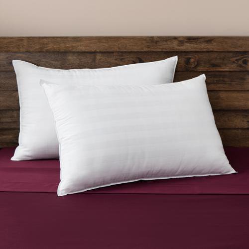 SwissLux Comfort Curve Cotton Cover Foam Center Memory Loft Pillows