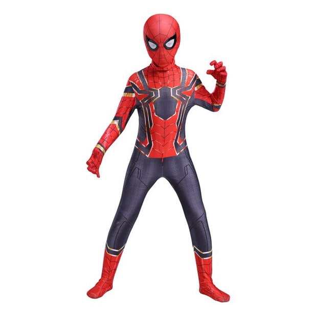 Pantimedias de Spider-Man para niños, disfraces y máscaras de Anime siameses de retorno, héroes, para Cosplay Fivean unisex