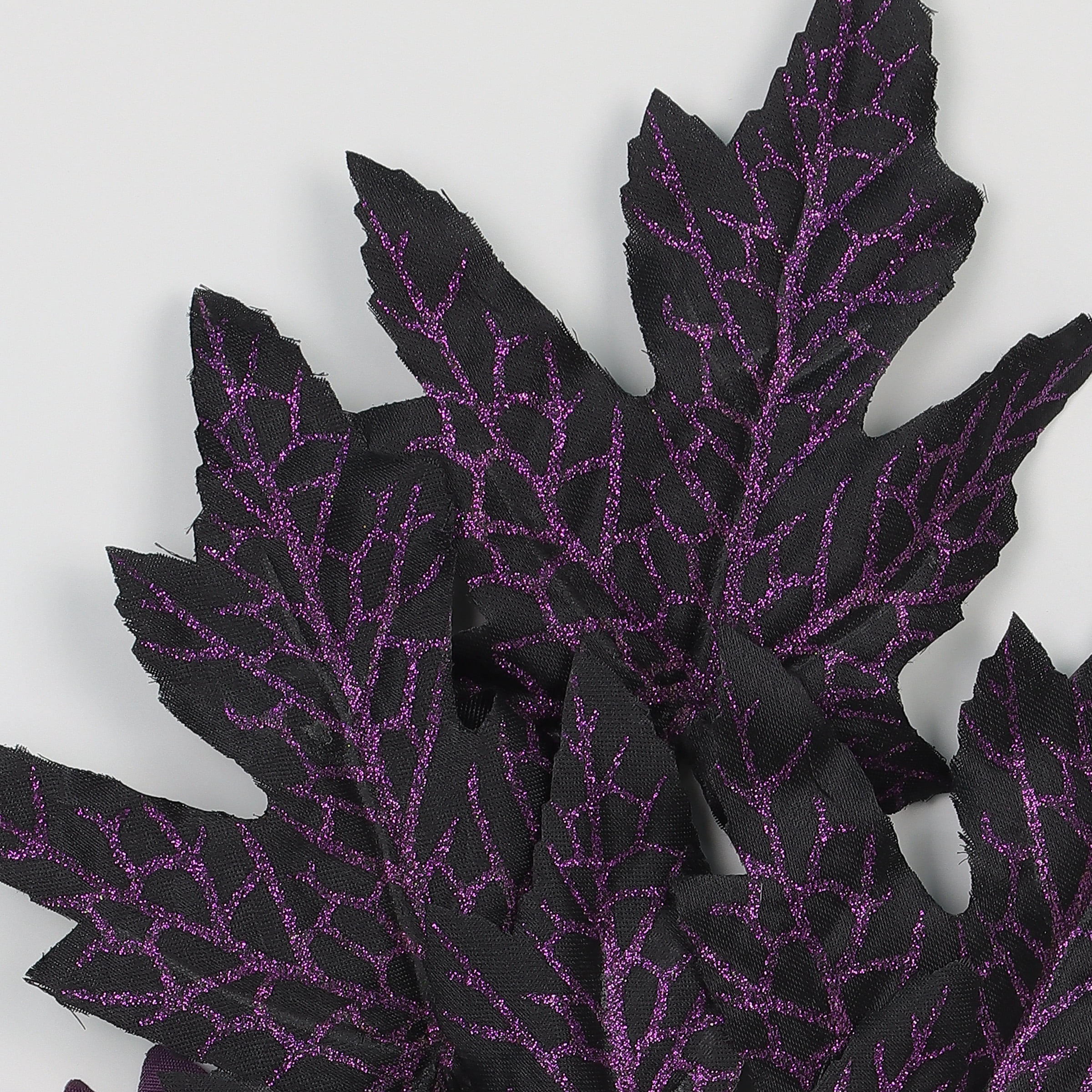 Mainstays 15'' Artificial Floral Purple leaves pick.Purple & Black,Decoration for Indoor Use Only.
