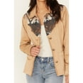 thumbnail image 3 of Shyanne Women's Faux Suede Southwestern Yoke Blazer - SWFA23O11 X-  US, 3 of 4