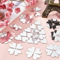 thumbnail image 5 of 200pcs Heart Mosaic Mirror 0.9 Inch Decorative Acrylic Mirror Adhesive Craft Mini Mirror Tiles Small Wall Mirror for Arts Crafts Photo Props Valentine's Day Bathroom Home Decor, 5 of 6